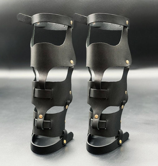 leather shin guards