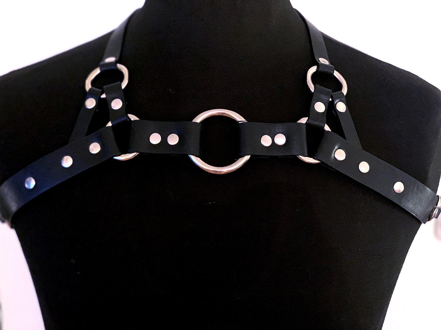 leather harness men