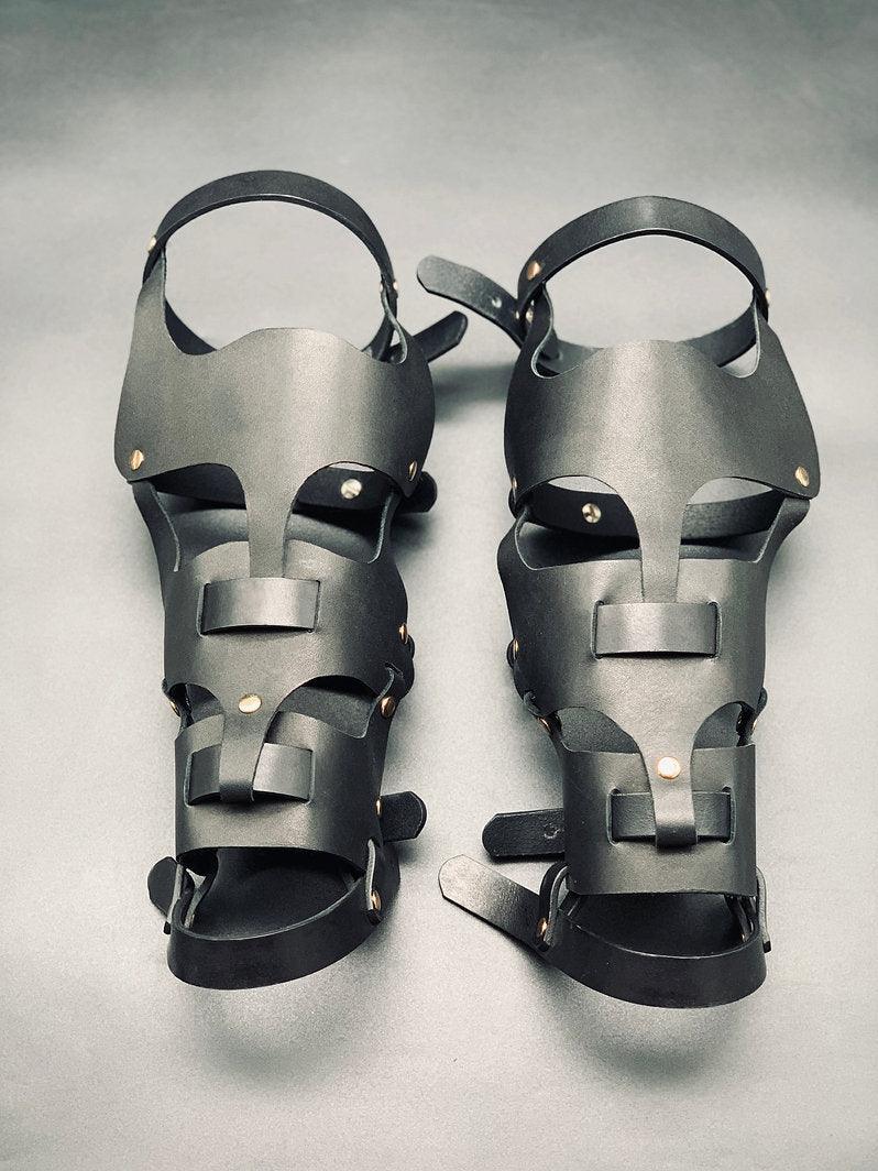 leather shin guards