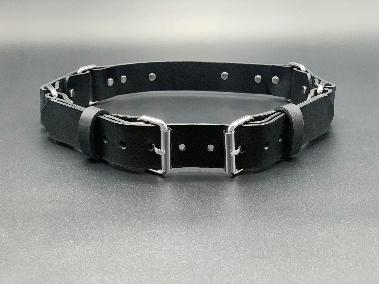 Metatron Premuim Leather Harnesses, Custom Made Accessories and Lingerie.